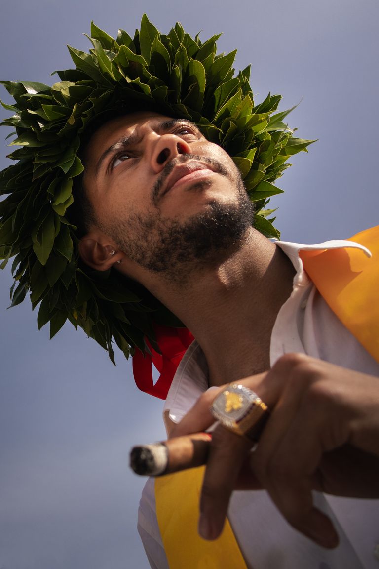 Graduation portrait, Rome